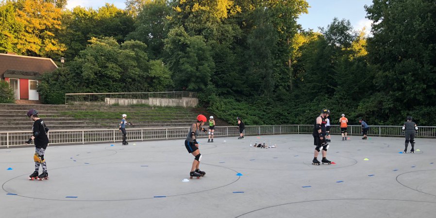 Anfänger Training Roller Derby